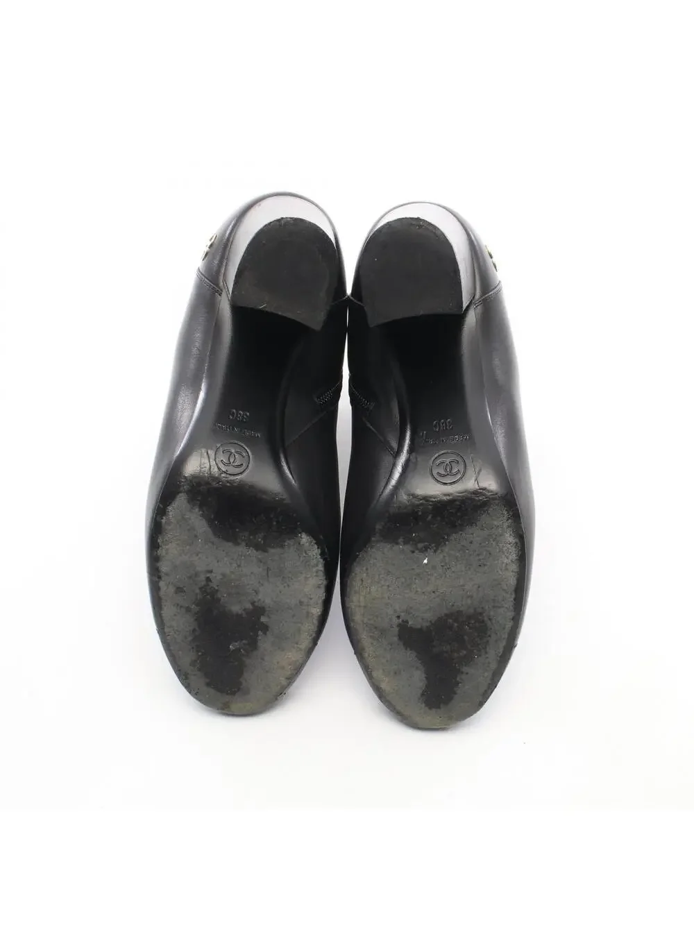 Chanel Coco Mark Short Boots Heels #294239C59B